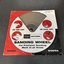 Used, Sears Craftsman 9-22723 10" Inch Sanding Wheel For Radial Arm Or Bench Saws for sale  Shipping to South Africa