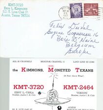 Nave espacial em QSL + envelope de Eroy L. Viola, Austin, TX, KMT-3720, setembro de 1967 comprar usado  Enviando para Brazil