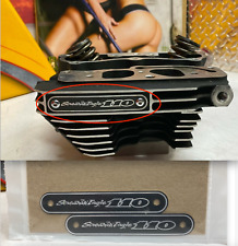 Usado, 🔥OEM Genuíno X2 Harley Screamin Eagle 110 Cilindro Cabeça Distintivo Placa Medalhão comprar usado  Enviando para Brazil