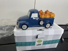 Usado, Faróis brilhantes aquecedor de cera Scentsy retrô azul caminhão entrega abóbora 43121 🛻 comprar usado  Enviando para Brazil