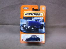 MATCHBOX BLUE 2022 #66 32 1932 FORD COUPE MODEL B HOT STREET ROD V8 5 WINDOW, used for sale  Shipping to South Africa
