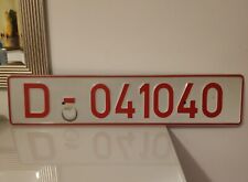 Nummernschild rote serie gebraucht kaufen  Deutschland