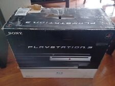 Sony 60 GB PlayStation 3 compatible con versiones anteriores CECHA01 Fat PS3 para piezas con caja segunda mano  Embacar hacia Argentina