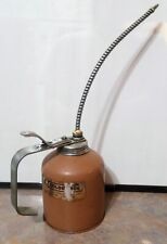 Vintage "GOLDENROD"  METAL OIL CAN with FLEXIBLE SPOUT...COOL! for sale  Shipping to South Africa