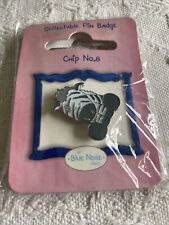 Zebra metal badge. Chip no 8. Blue nose. , used for sale  BEDFORD