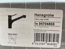Hansgrohe 04704805 Grifo de cocina extraíble y desviador de pulverización de bloqueo óptica de acero segunda mano  Embacar hacia Mexico