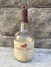 VINTAGE REBEL YELL WHISKEY BOTTLE W/CORK EMPTY 4/5 QT Nice Label for sale  Shipping to South Africa