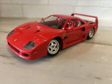 Burago Diecast 1:18 Scale FERRARI F40 1987 Red Rare for sale  Shipping to South Africa