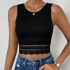 Black crop top usato  Castel San Giovanni