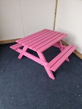 Pink kids picnic for sale  UCKFIELD