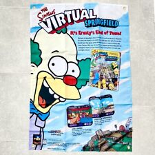 Usado, Os Simpsons pôster de videogame display promocional vintage raro Xbox PC mercadoria comprar usado  Enviando para Brazil