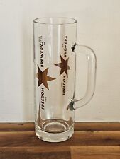 Freedom Brewery German Glass Gold Star Tankard Beer Half Pint Glass for sale  Shipping to South Africa