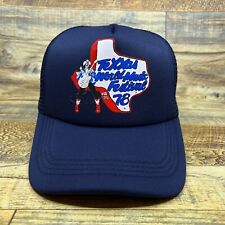 Texxas Jam 1978 Unisex Trucker Hat Blue Snapback Houston Texas Music Festival for sale  Shipping to South Africa