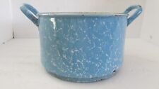Vintage blue spatterware for sale  Edgewater