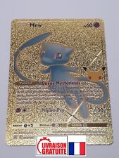 Carte Pokémon Métal Or Dorée - Mew - Version Française d'occasion  Paris VIII