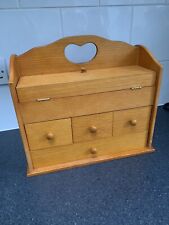 Vintage wooden sewing for sale  HARROW