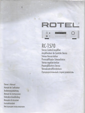 Rotel 1570 instructions for sale  BRISTOL