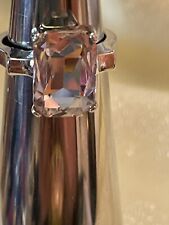 gemstone pink silver ring for sale  Highland