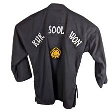 Kuk Sool Won Black Dobok Size XL Uniform Top Jacket Mens Korea, used for sale  Shipping to South Africa