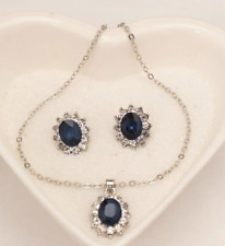 Blue sapphire earrings for sale  Sugar Grove