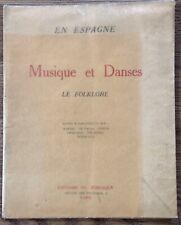 Espagne musique danse d'occasion  Paris XII