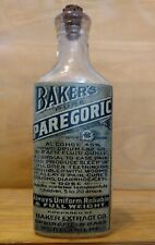 Garrafa artesanal de remédio vintage, Baker's Paregoric com ópio, (cópia) comprar usado  Enviando para Brazil