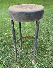 Adorable Vintage Metal Taburete Silla Planta Soporte Pieza Acento Porche Rústico segunda mano  Embacar hacia Argentina