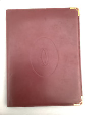 Cartier burgundy leather for sale  MANCHESTER