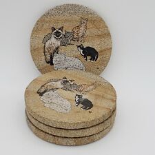 Cat coasters natural for sale  Cleveland