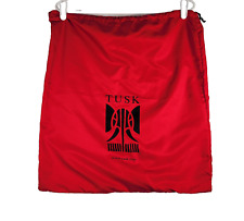 Bolsa de polvo Tusk cubierta de almacenamiento bolsa cordón rojo con letras negras para mujer segunda mano  Embacar hacia Argentina