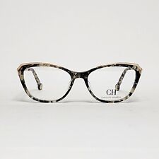 Óculos ovais femininos Carolina Herrera VHE854K em tartaruga cinza/ouro | 53mm comprar usado  Enviando para Brazil