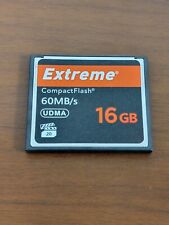 Cartão SANDISK Extreme 16GB 60 MB/s CompactFlash I - TESTADO comprar usado  Enviando para Brazil