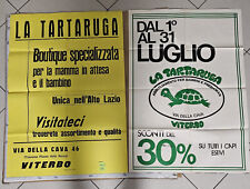 Manifesto viterbo tartaruga usato  Viterbo