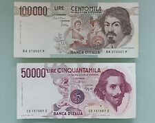 Banconote 100000 lire usato  Italia