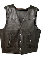 Leather motorcycle vest for sale  Miami Beach