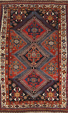 Used, Tribal Vegetable Dye Yalameh Vintage Hand-made Nomadic Wool Area Rug 6x10 Carpet for sale  Shipping to South Africa