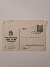 Postkarte hindenburg 1937 gebraucht kaufen  Friedrichsfeld