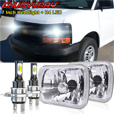 Par 7X6 5x7 LED faro feixe Hi/Lo para Chevy Express Cargo Van 1500 3500 2500 comprar usado  Enviando para Brazil