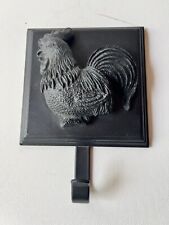 Wooden ceramic rooster for sale  Dellrose