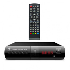 DIGITALE TERRESTRE DVB-T3 DECODER TV SCART HDMI 4K H265 TELECOMANDO PILE usato  Napoli