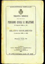 Testo unico 1903 usato  Genova