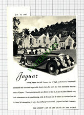 Jaguar car advert for sale  SHILDON