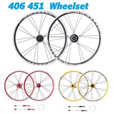 Conjunto de rodas de bicicleta dobrável 20 polegadas 451 406 rodas de bicicleta BMX infantil aros de parede dupla comprar usado  Enviando para Brazil
