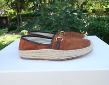 GUCCI SHOES 43 shoe sneaker sneakers beige brown velours espadrilles for sale  Shipping to South Africa