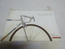 Hoja de catálogo bicicleta antigua ciclo publicitario Raleigh Francia 1990 segunda mano  Embacar hacia Argentina
