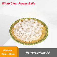Bolas de plástico transparente diâmetro 2mm-50mm polipropileno branco PP bola de rolamento sólida, usado comprar usado  Enviando para Brazil