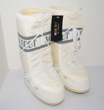 Moon Boot Nylon Tecnica Outdoor Winter Boots Waterproof White Sz 7-8.5 for sale  Shipping to South Africa