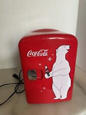 Mini geladeira Coca-Cola retrô pessoal 6 latas Koolatron produto oficial licenciado, usado comprar usado  Enviando para Brazil