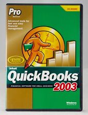 Intuit QuickBooks 2003 PRO Edition CD Case and License Key Accounting for sale  Shipping to South Africa
