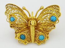 Vintage turquoise butterfly for sale  Palatine